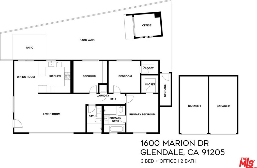 1600 Marion Dr, Glendale CA  91205-3752 exterior