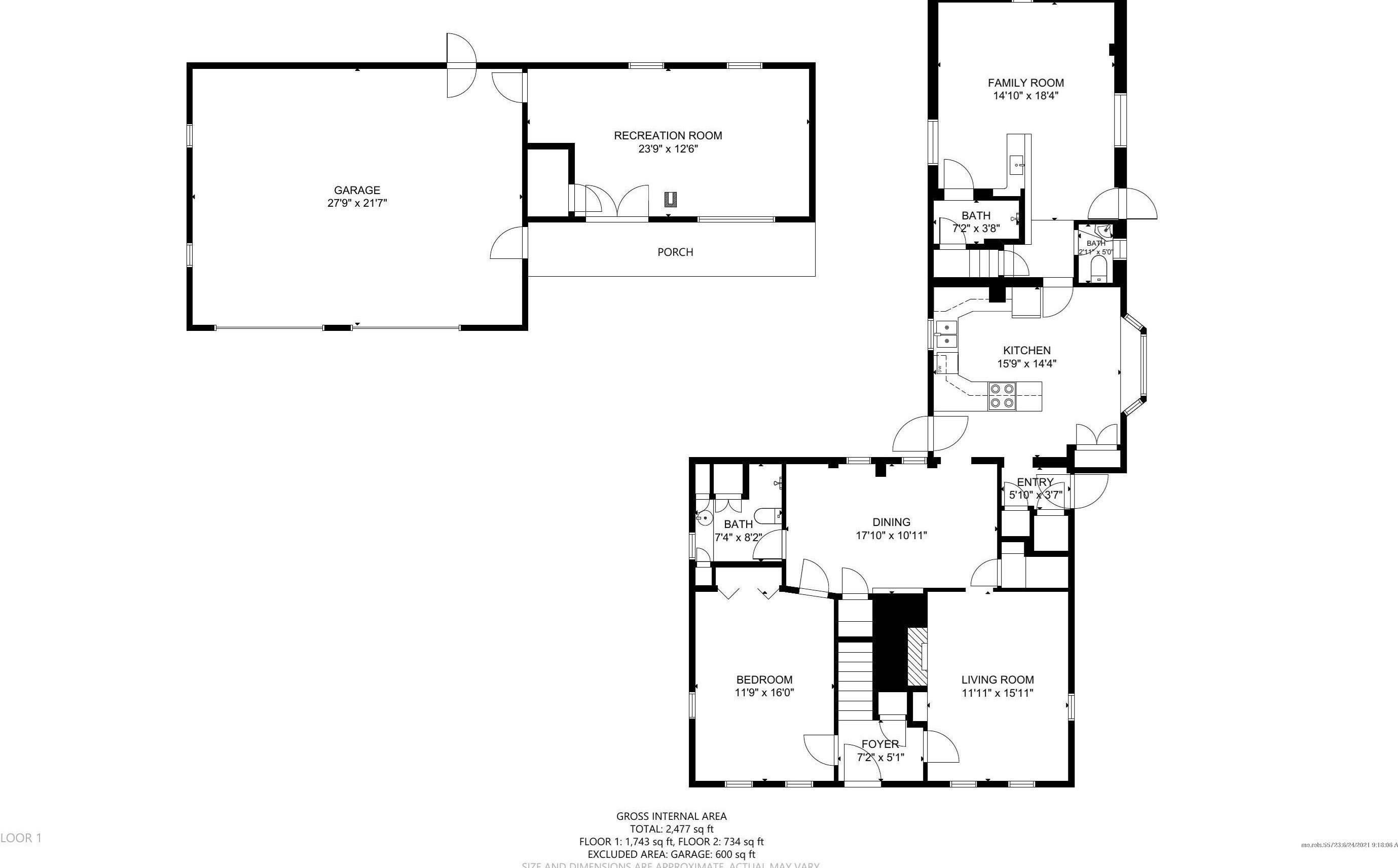 267 Foreside Rd, Portland ME  04105-1729 exterior