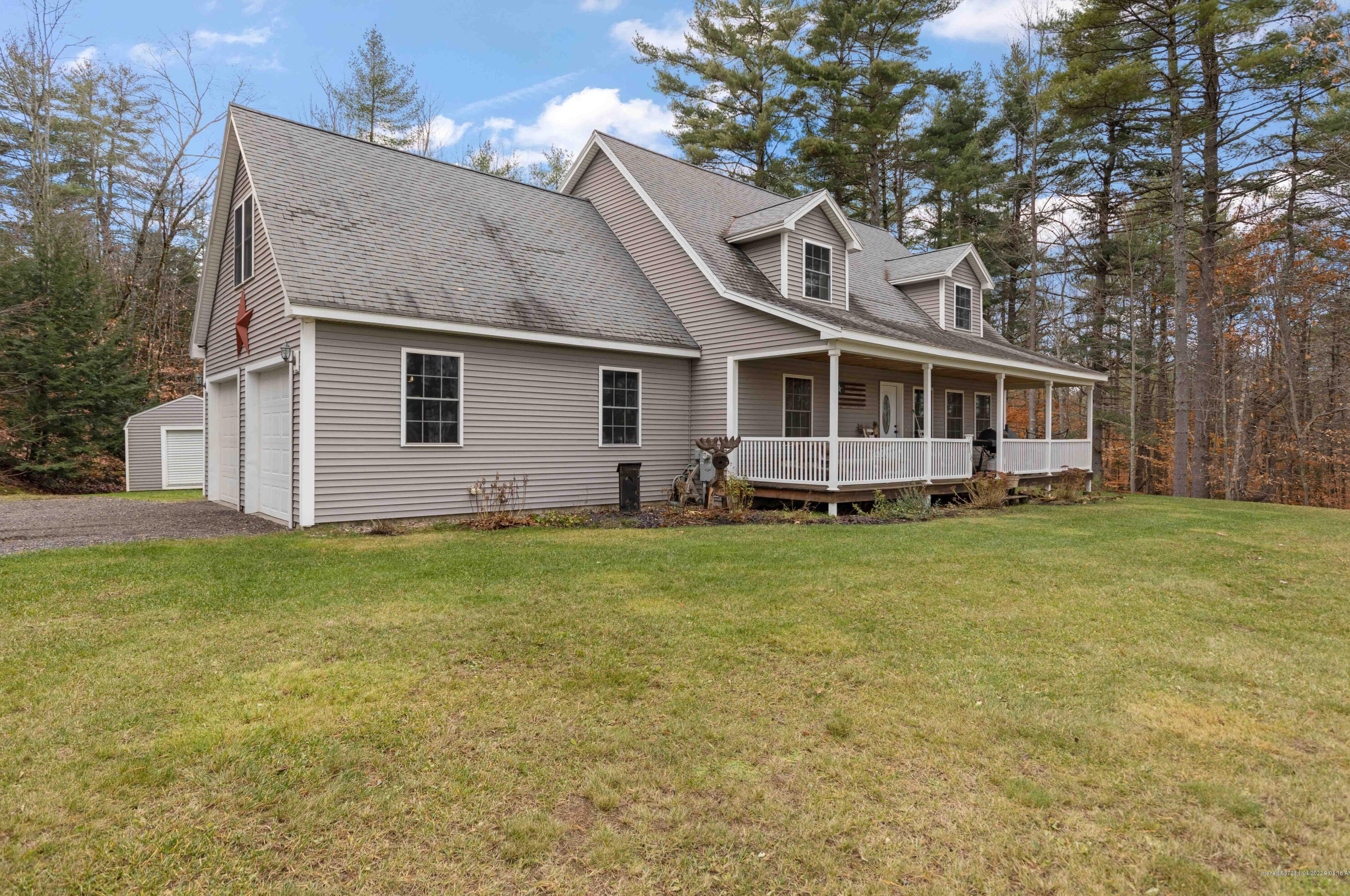 14 Hogfat Hill Rd, East Sebago, ME 04029 exterior