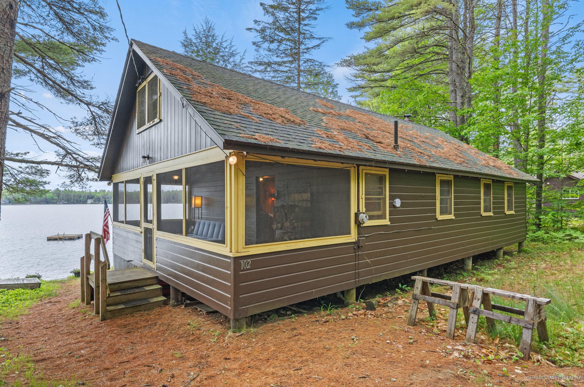 102 Barker Pond Rd, Sebago, ME 04029 exterior