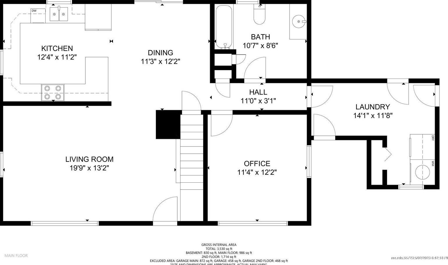 1520 Main St, Readfield ME  04355-4107 exterior