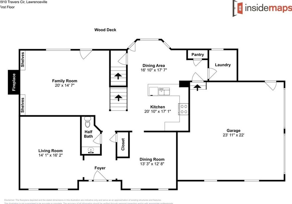 1910 Travers Cir, Lawrenceville GA 30044-4534 exterior