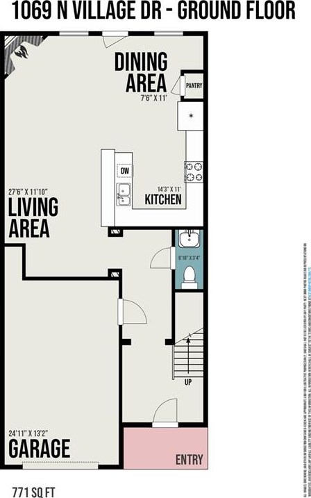 1069 Village Dr, Decatur GA  30032-2453 exterior