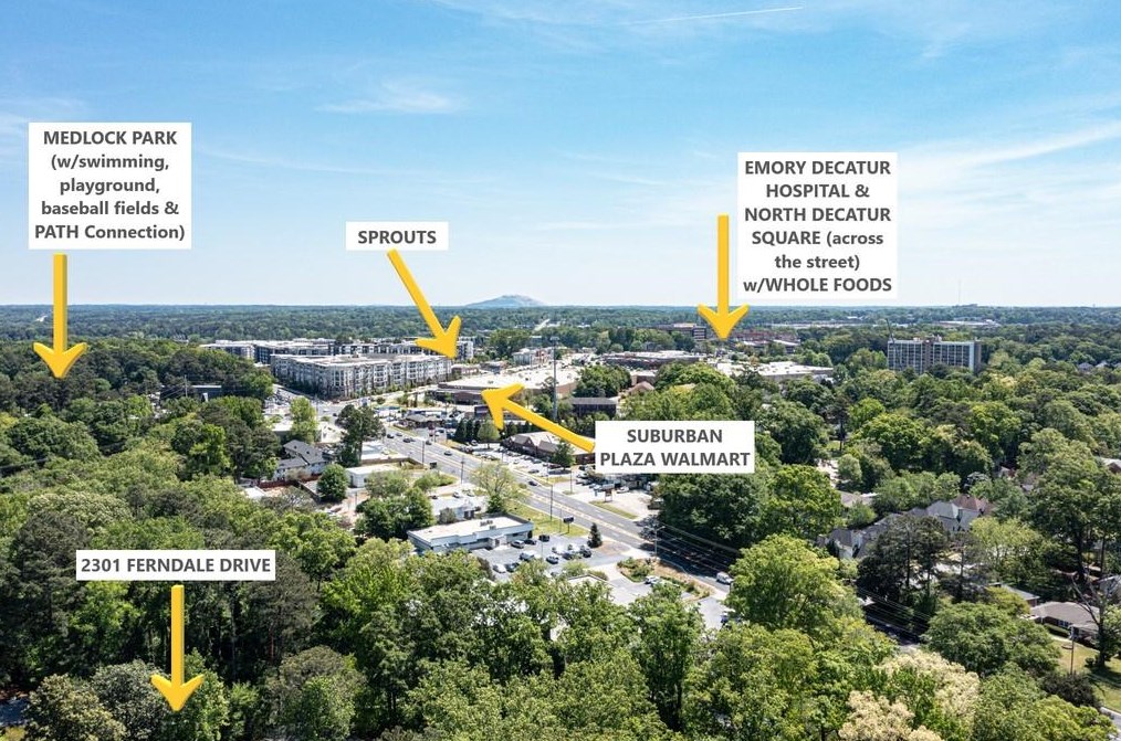 2301 Ferndale Dr, Decatur GA  30030-1408 exterior