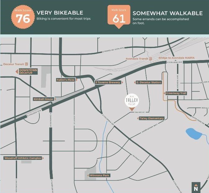 2536 Talley St, Decatur GA  30030-0041 exterior