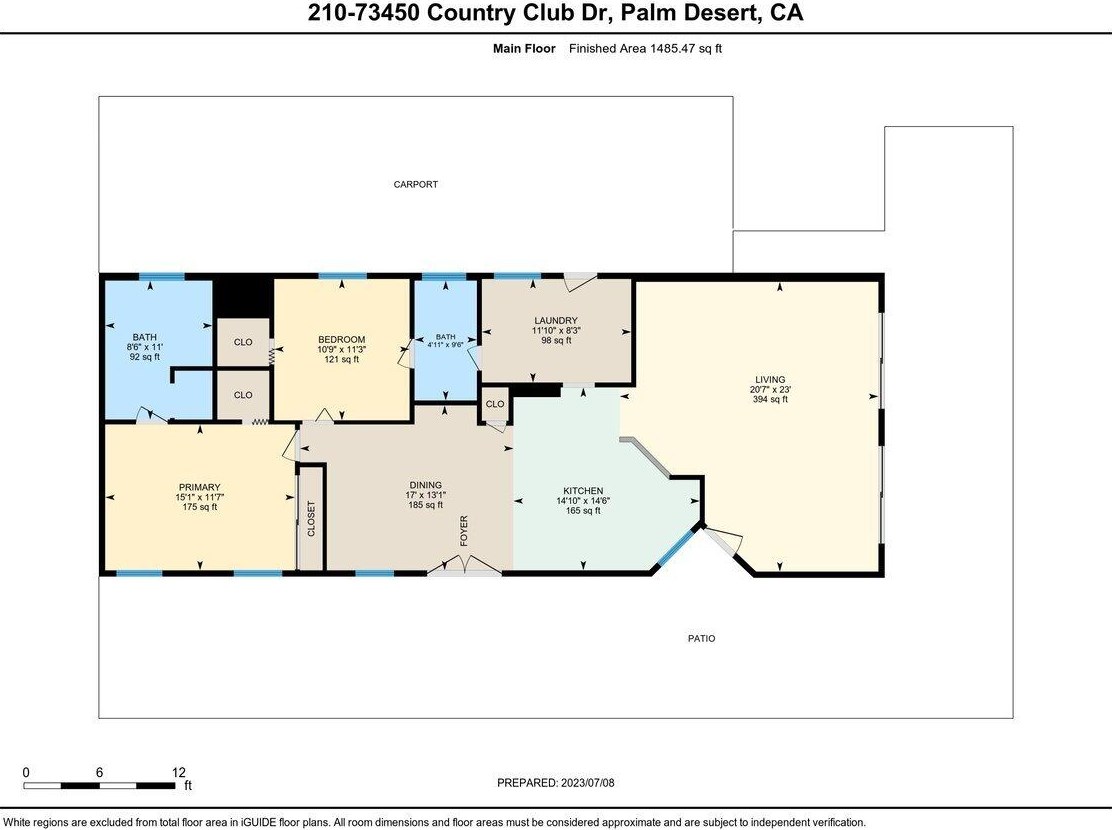 73450 Country Club Dr, Palm Desert CA  92260-8601 exterior