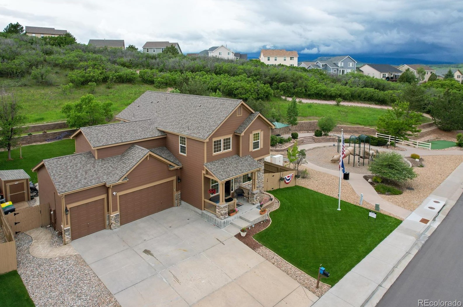 870 Halfmoon Dr, Castle Rock CO  80104-9612 exterior