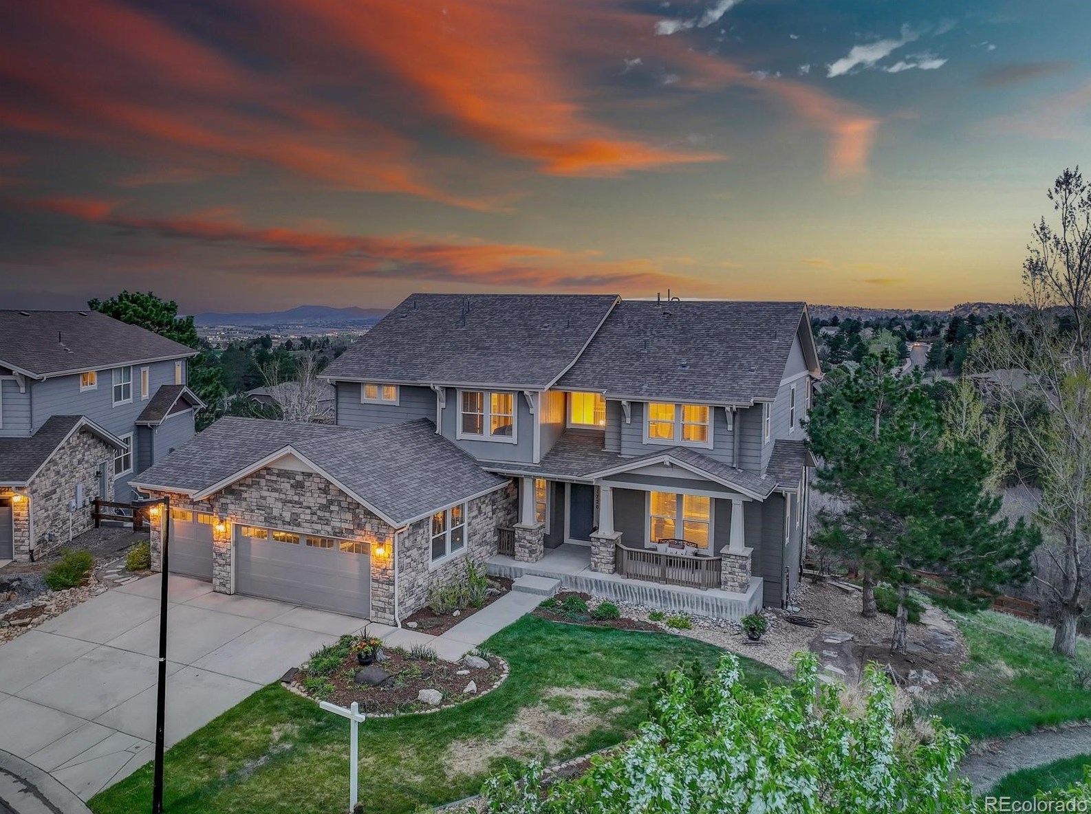 1720 Ridgetrail Ct, Castle Rock CO  80104-7697 exterior