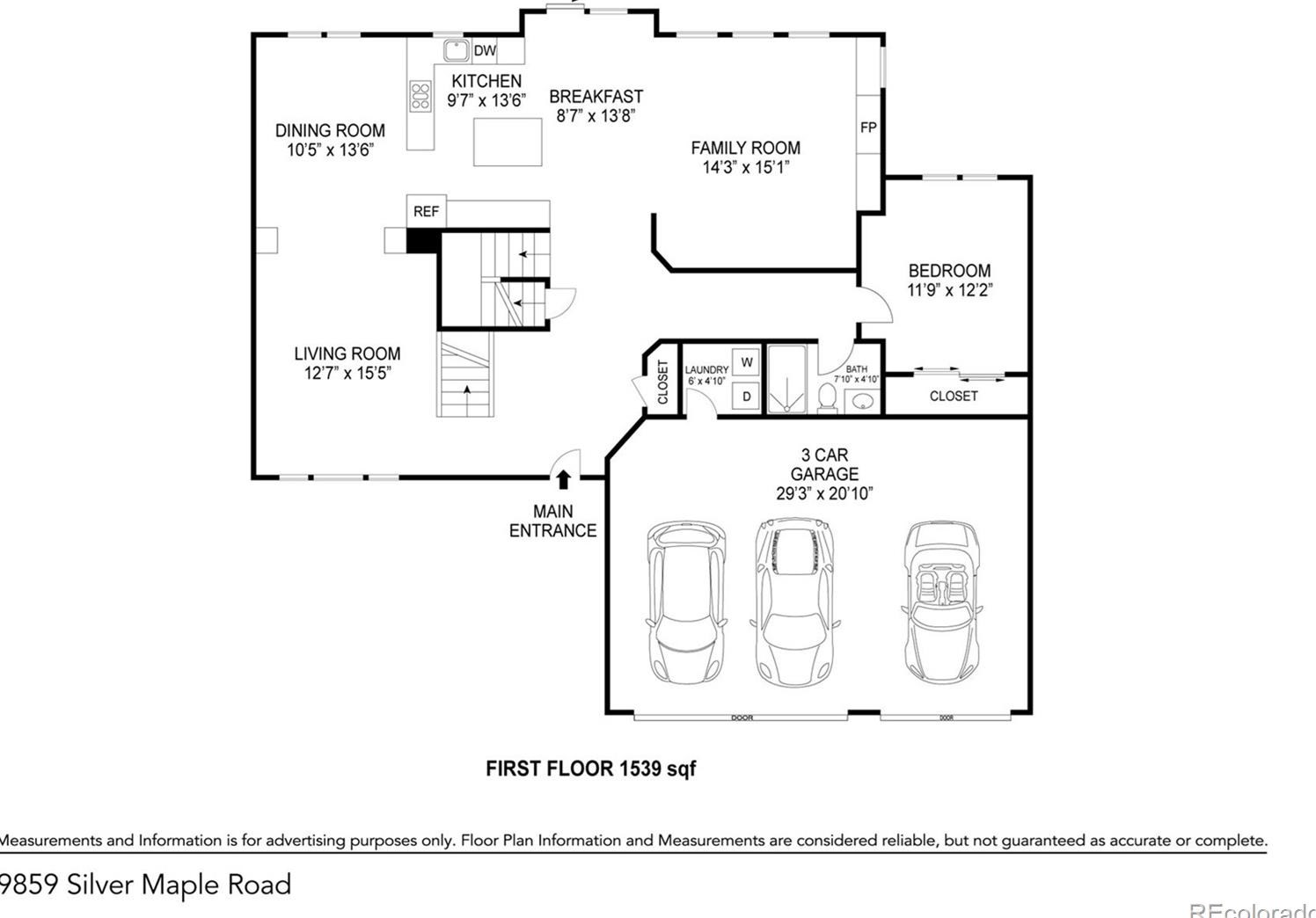 9859 Silver Maple Rd, Littleton CO 80129-5438 exterior