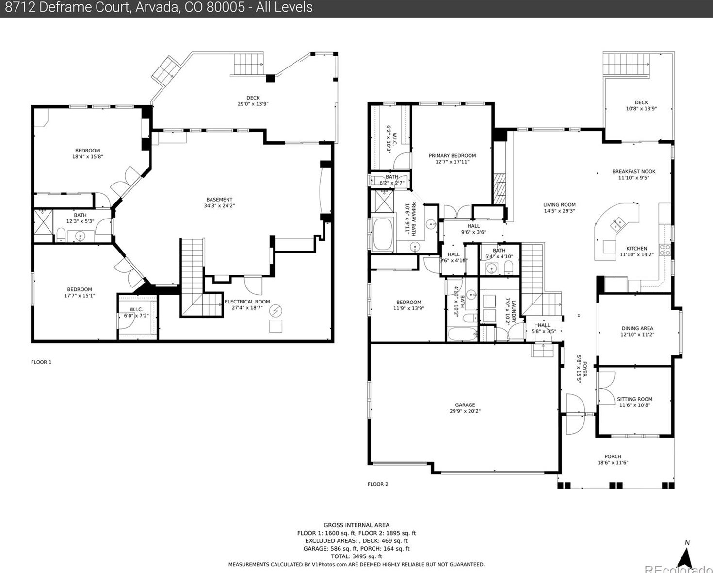 8712 Deframe Ct, Arvada CO  80005-1403 exterior