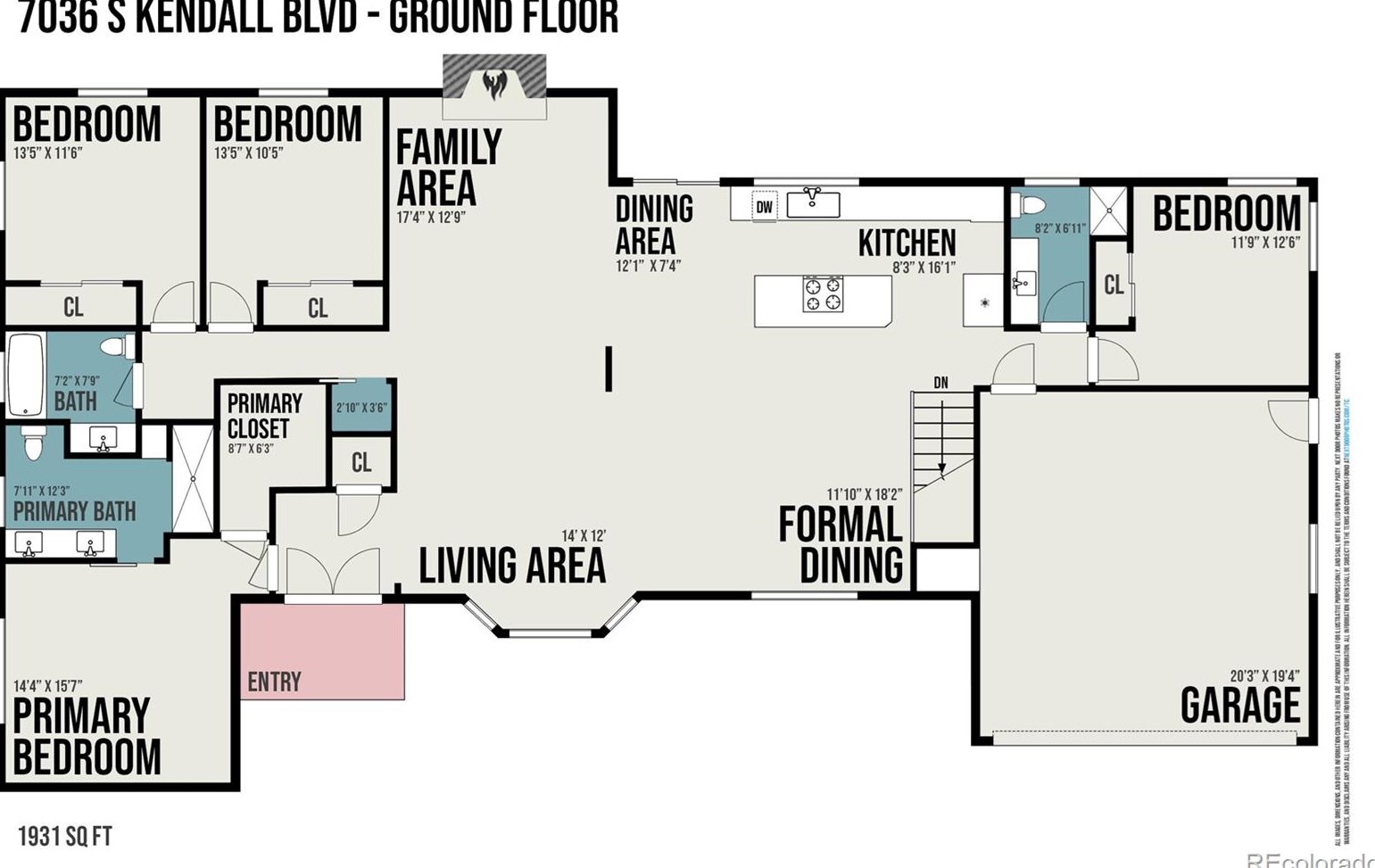 7036 Kendall Blvd, Littleton CO  80128-3932 exterior