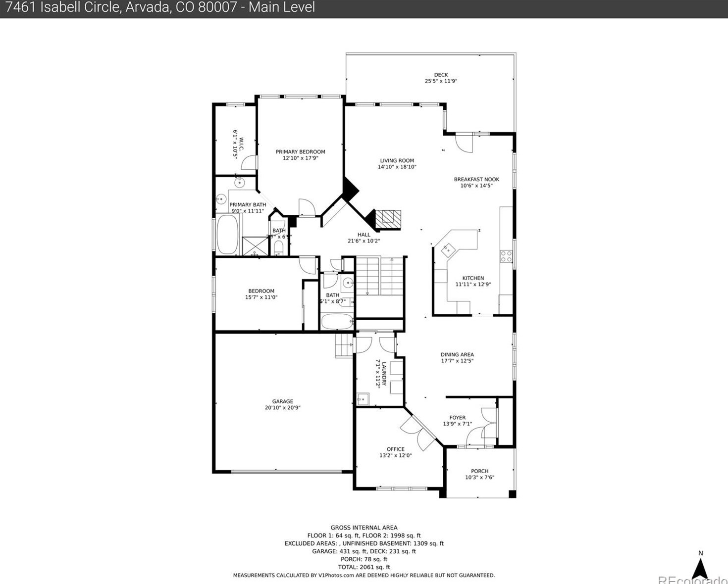 7461 Isabell Cir, Arvada CO  80007-7814 exterior