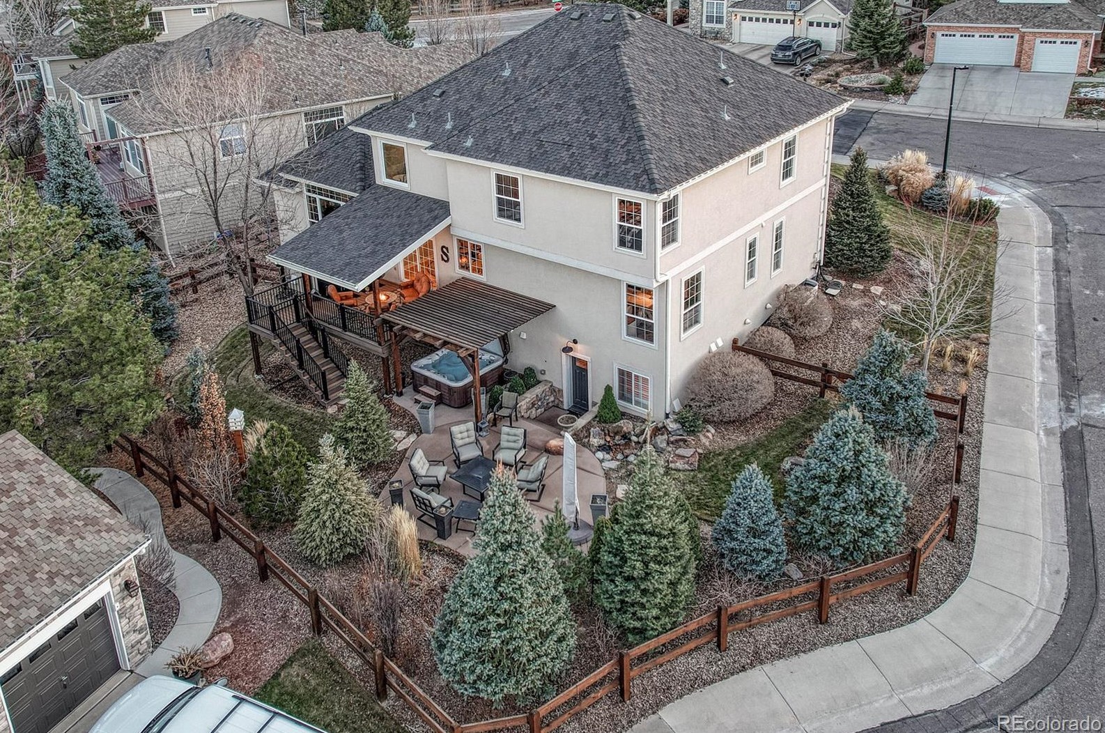 555 Leicester Ln, Castle Rock CO 80108-3475 exterior