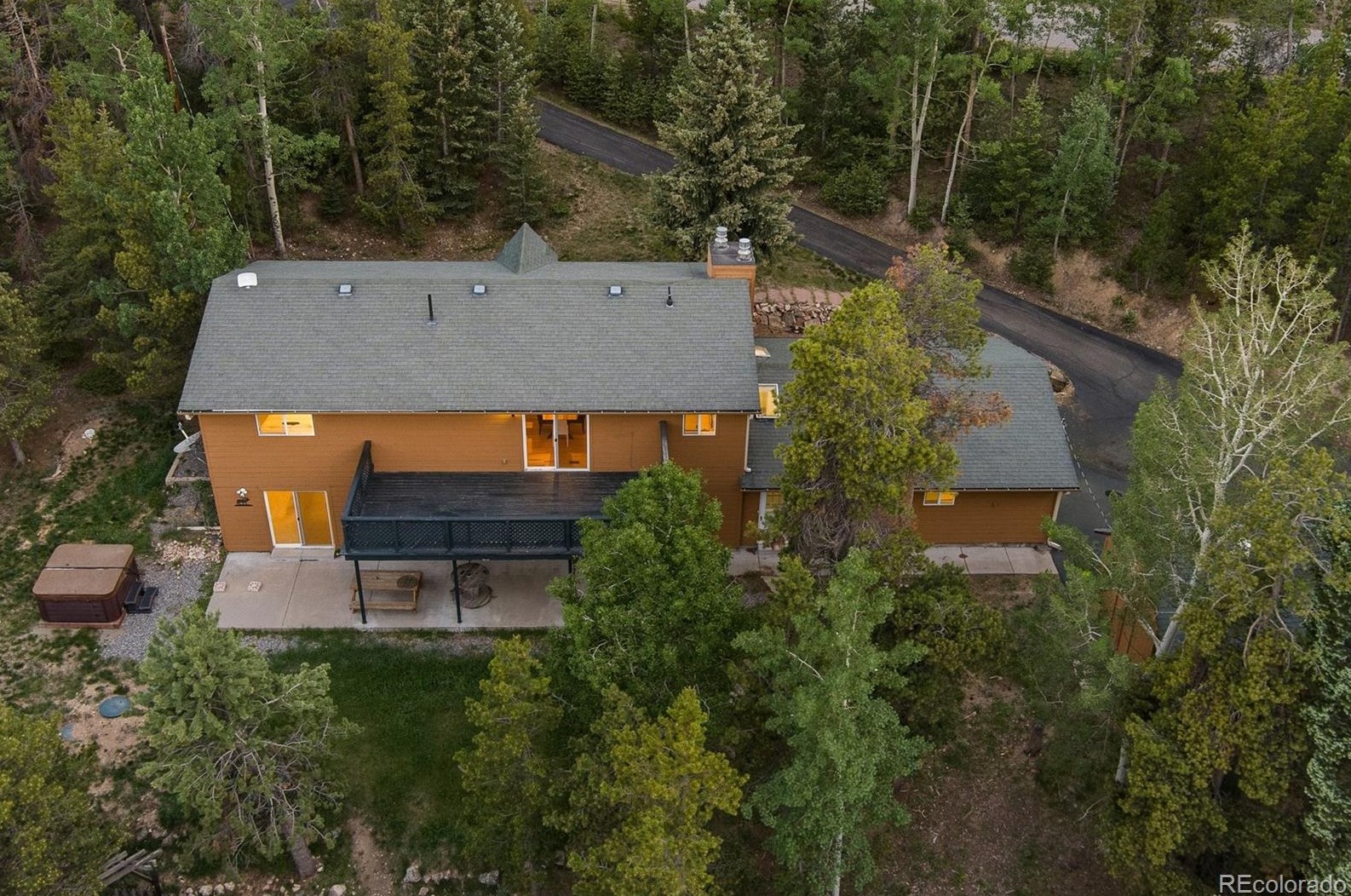 9690 Warhawk Rd, Conifer CO  80433-9323 exterior