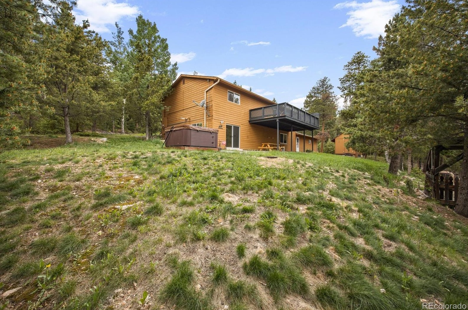 9690 Warhawk Rd, Conifer CO  80433-9323 exterior