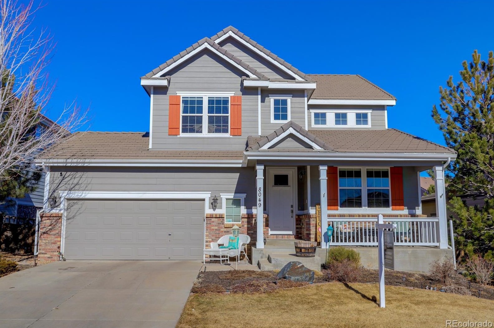 8049 Sabino Ln, Castle Rock CO  80108-9503 exterior