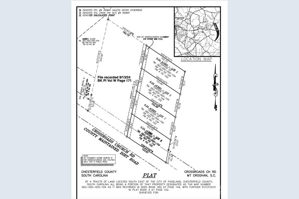 Lot 7 Crossroads Church Rd, Mount Croghan, SC 29727 MLS 4190157