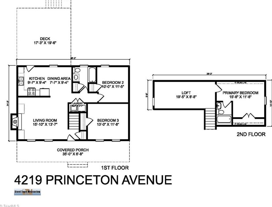 4219 Princeton Ave, Greensboro NC  27407-1725 exterior