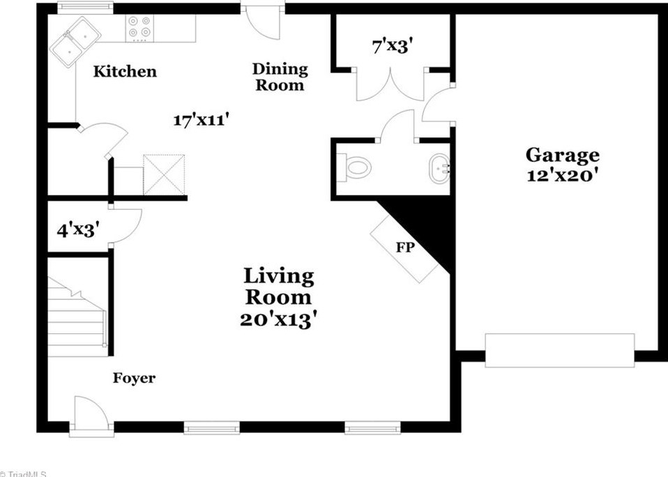 1811 Savannas Run Dr, Greensboro, NC 27405