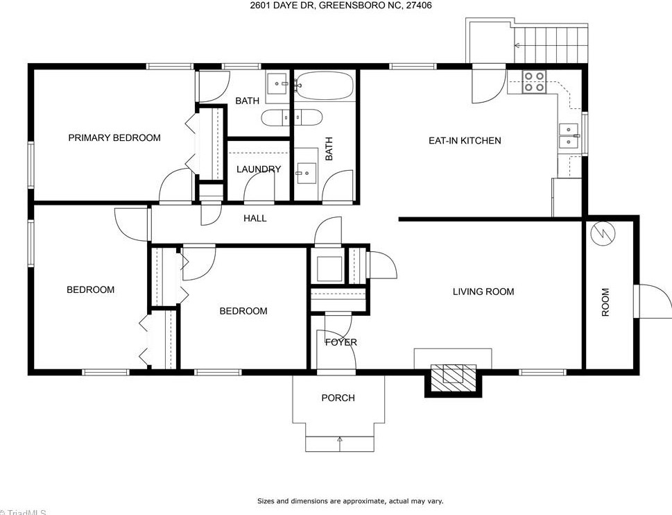 2601 Daye Dr, Greensboro, NC 27406