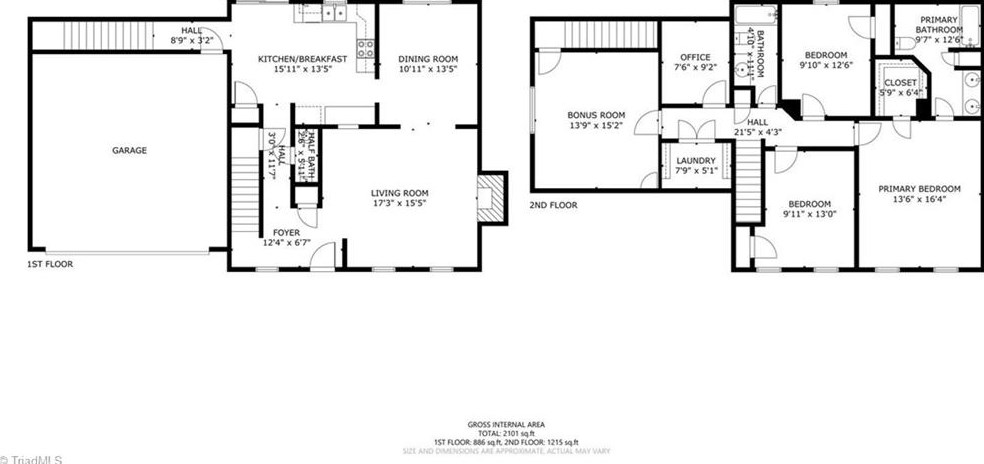 326 Carter Ridge Dr, Reidsville, NC 27320-9634