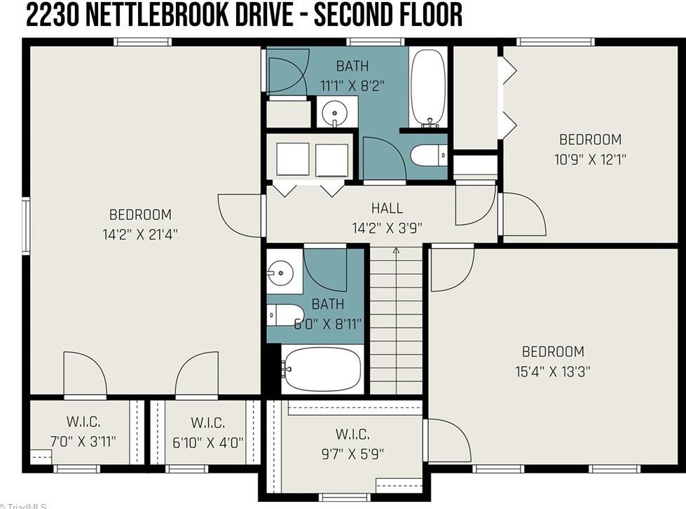 2230 Nettlebrook Dr, Winston Salem NC  27106-9411 exterior