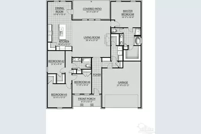 5278 Adeline Cir 25-A (LOT #), Pace, FL 32571 - Photo 2