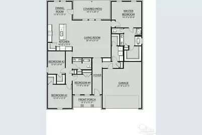 5175 Adeline Cir 7-G (LOT #), Pace, FL 32571 - Photo 2