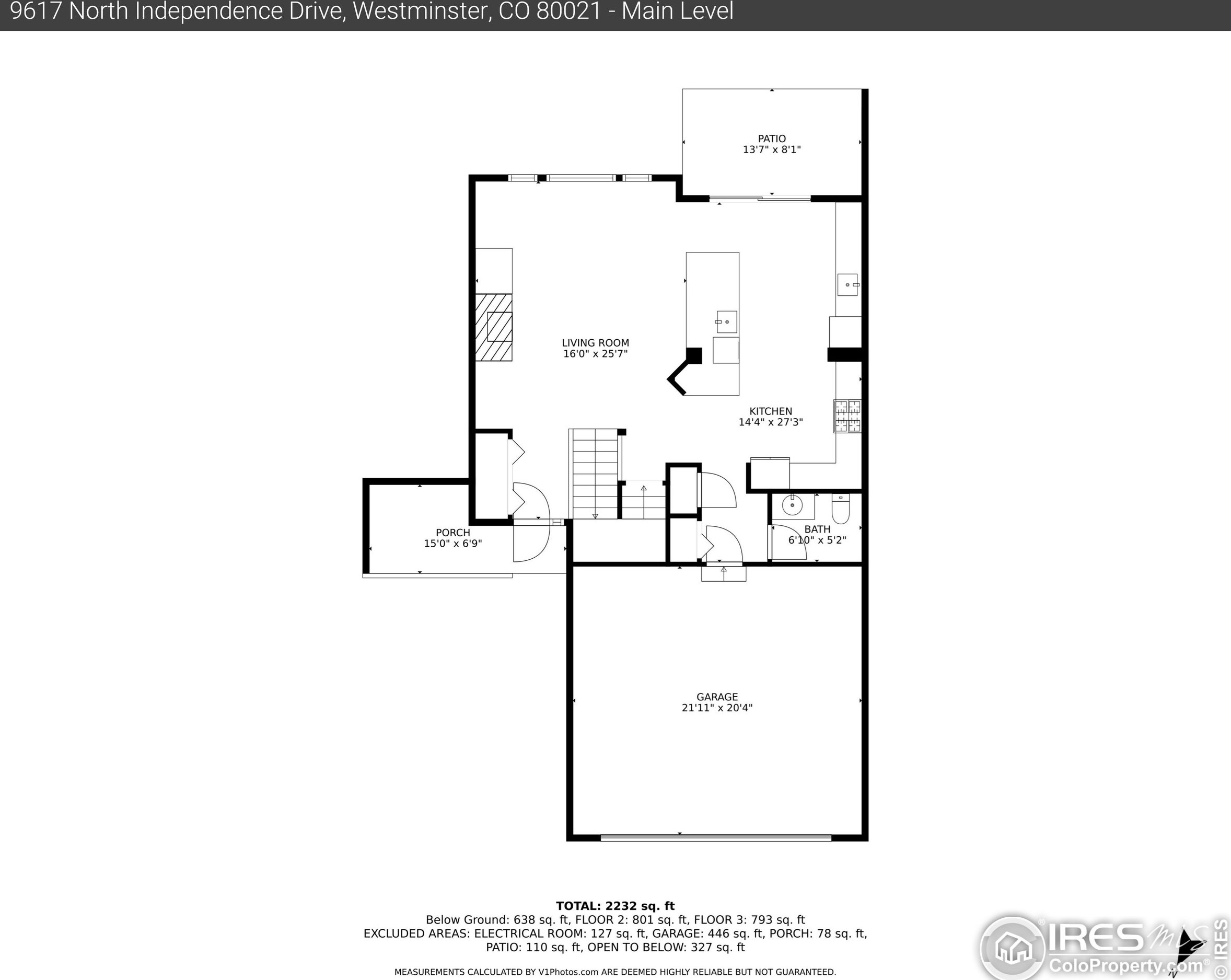 9617 Independence Dr, Westminster CO  80021-6843 exterior