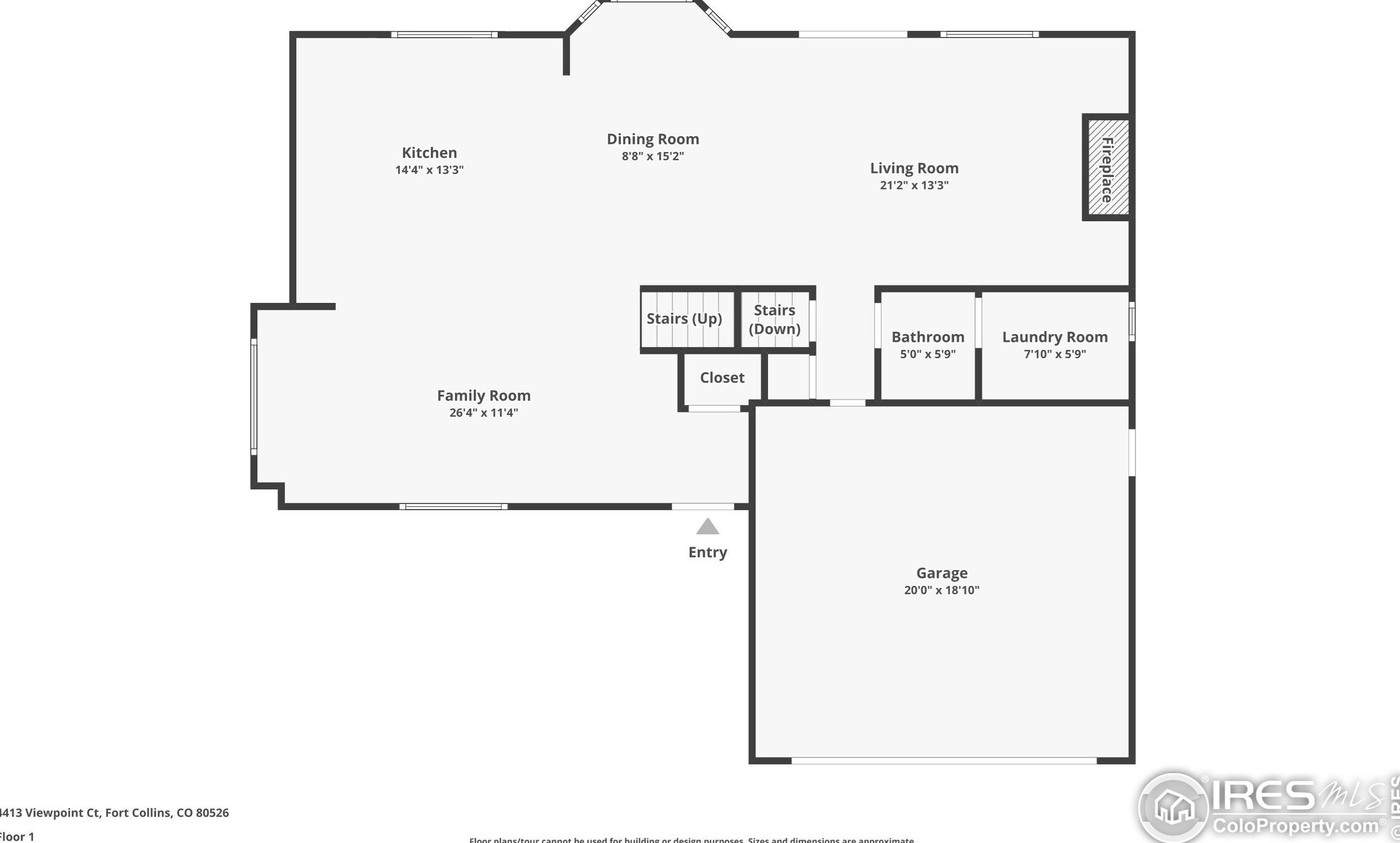 4413 Viewpoint Ct, Fort Collins CO  80526-3313 exterior