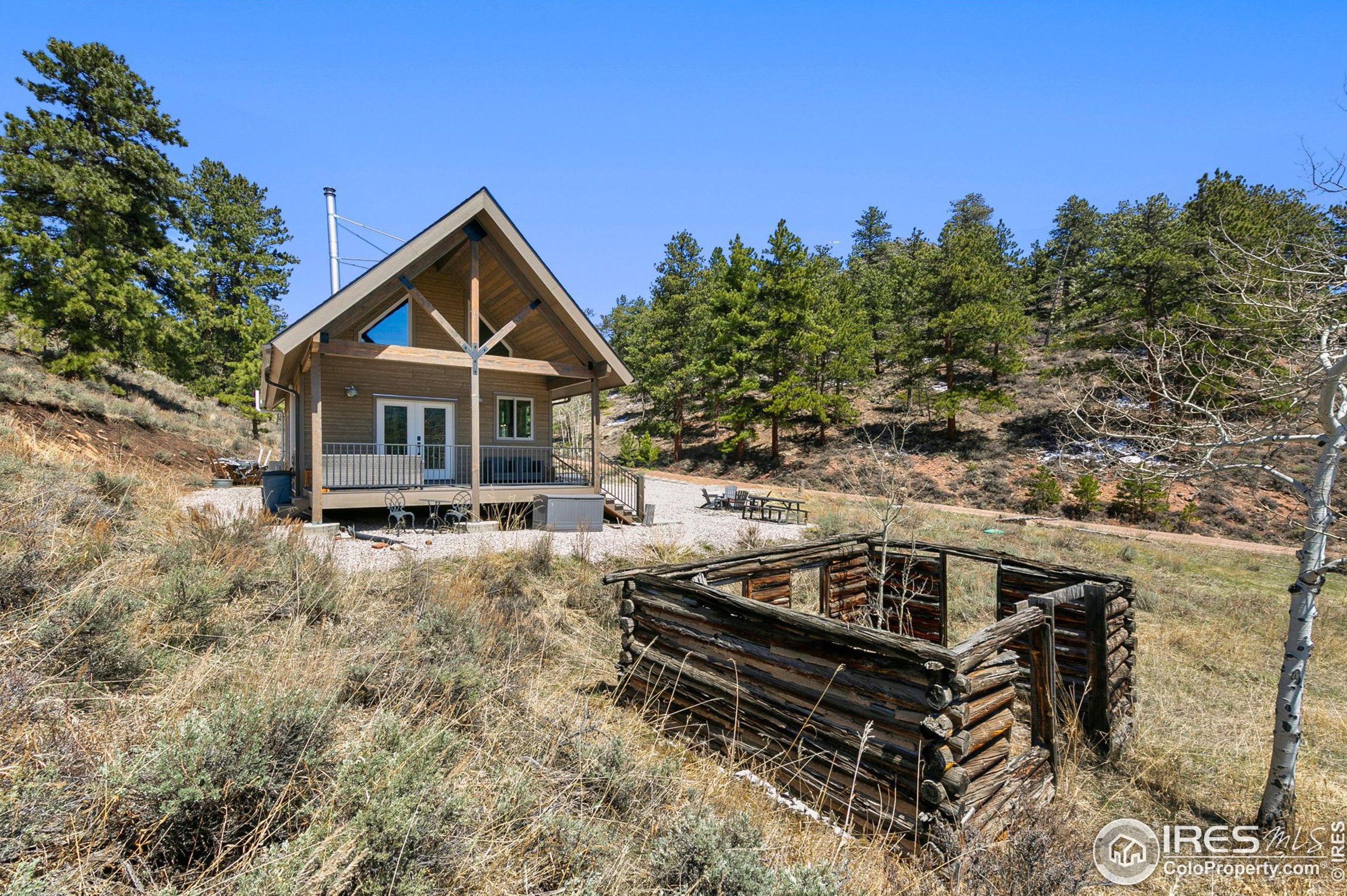 37 Caddo Rd, Red Feather Lakes CO  80545-8900 exterior