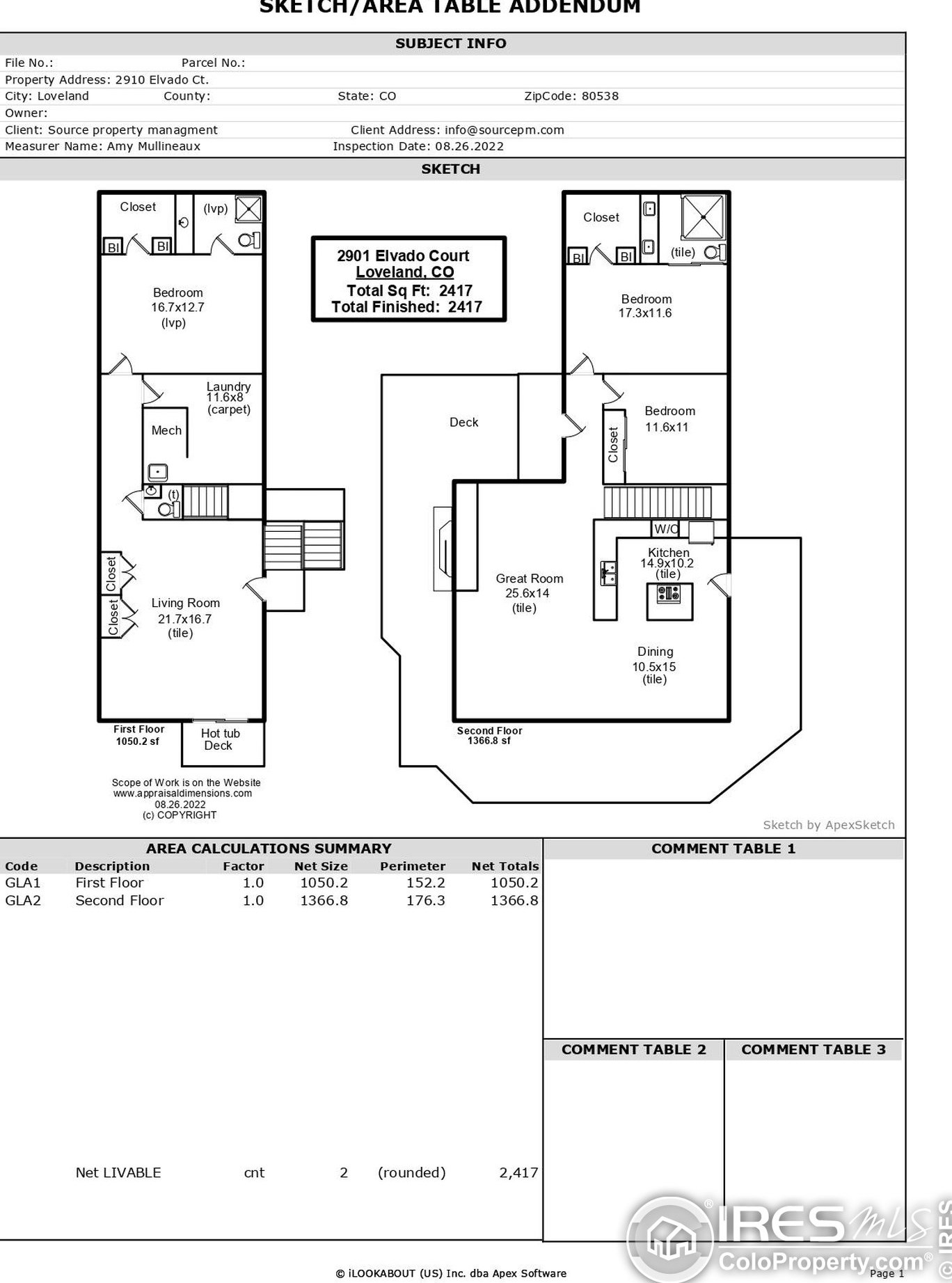 2901 Elevado Ct, Loveland CO 80538-9482 exterior