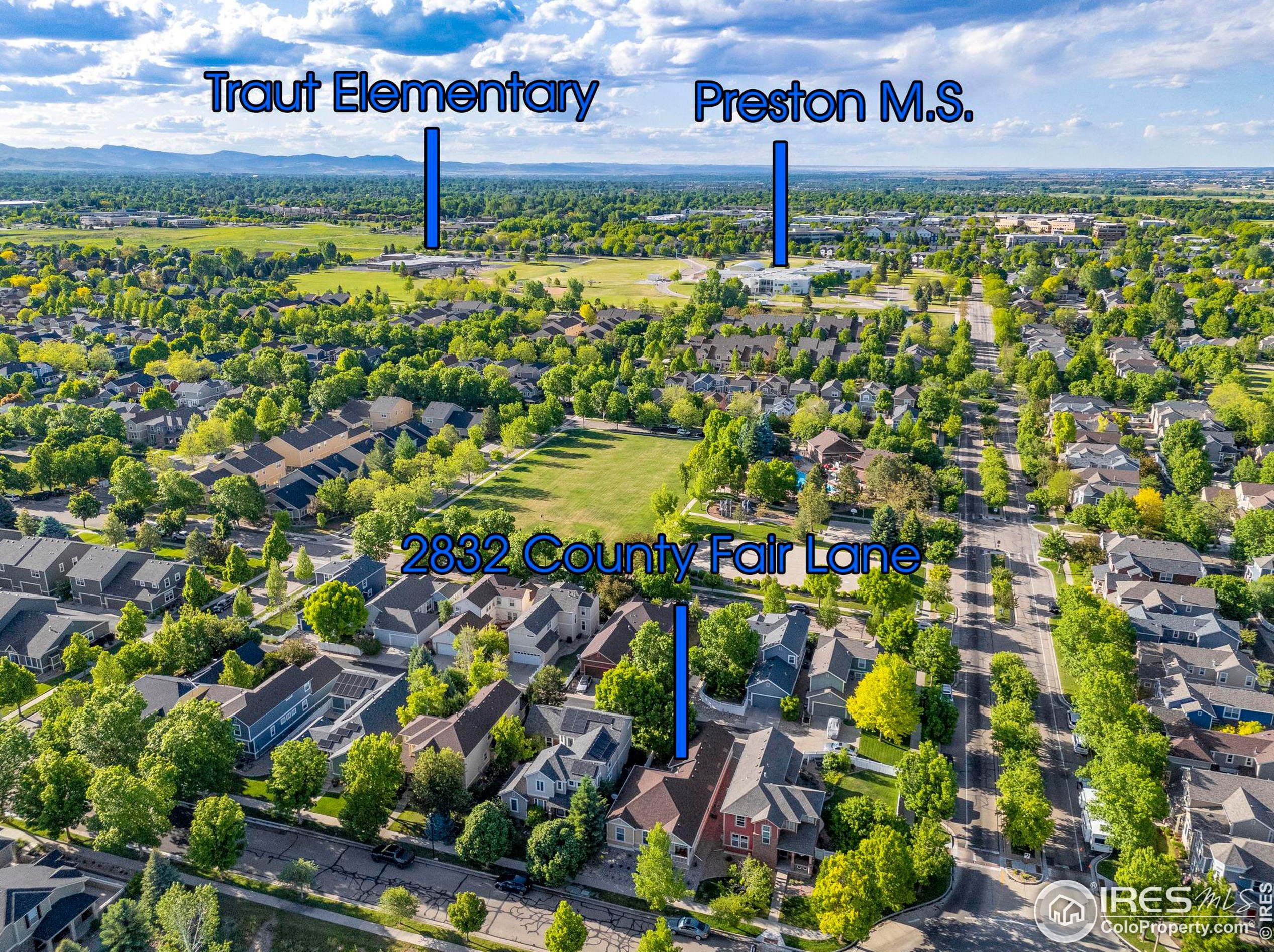 2832 County Fair Ln, Fort Collins CO  80528-3126 exterior