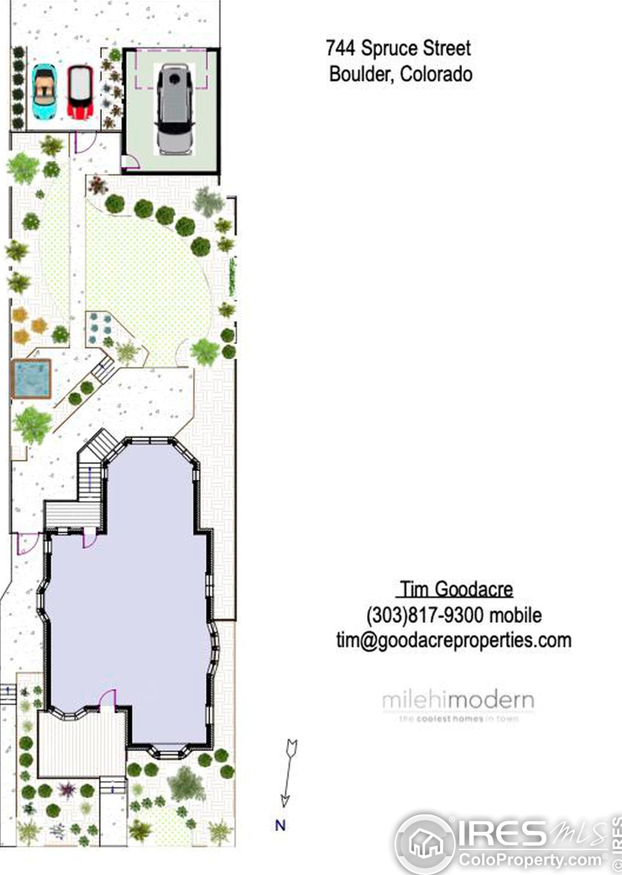 744 Spruce St, Boulder CO  80302-4408 exterior