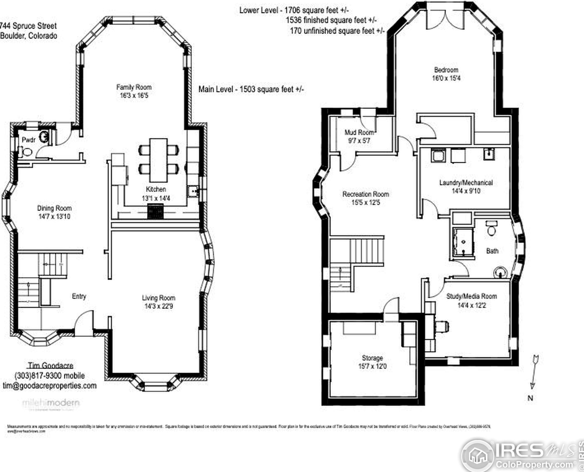 744 Spruce St, Boulder CO  80302-4408 exterior