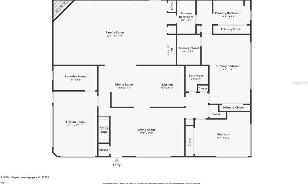 17 Washington Ave, Apopka FL  32703-7533 exterior