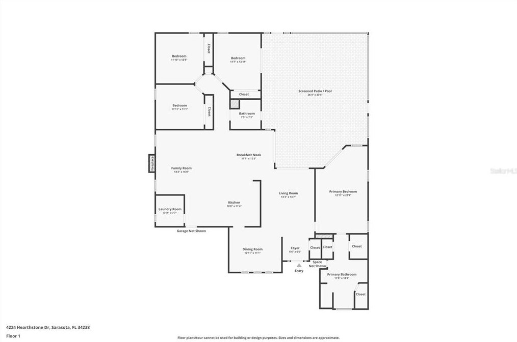 4224 Hearthstone Dr, Sarasota FL 34238-3232 exterior