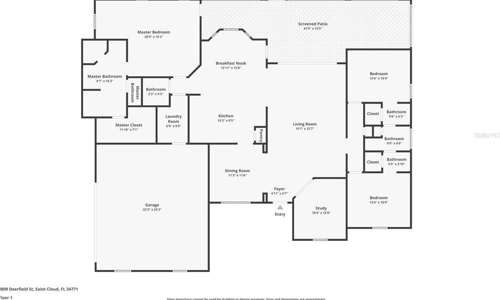 2809 Deerfield St, Saint Cloud, FL 34771-8848