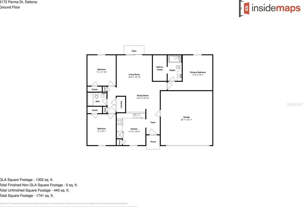 3172 Parma Dr, Deltona FL  32738-1047 exterior