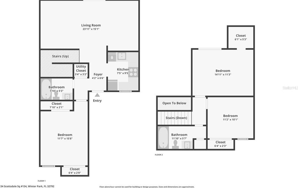 134 Scottsdale Sq, Winter Park FL  32792-5388 exterior