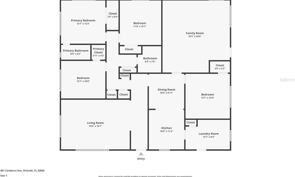 1401 Canberra Ave, Orlando FL  32806-1779 exterior