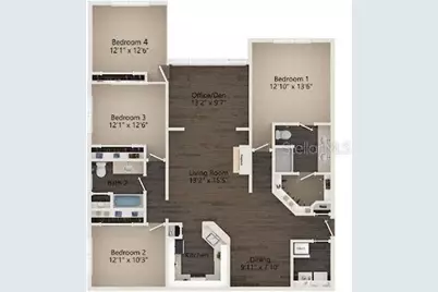 3361 S Kirkman Road #821, Orlando, FL 32811 - Photo 2