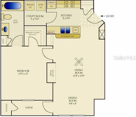 8517 Island Breeze Ln, Tampa FL  33637-1054 exterior