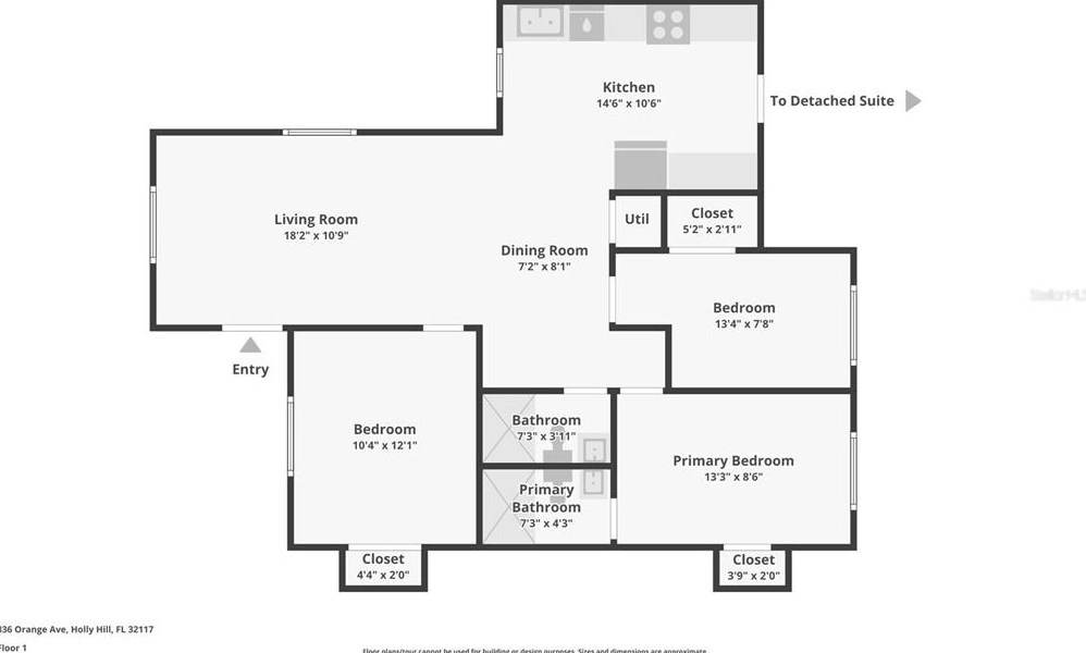 836 Orange Ave, Daytona Beach FL 32114-4764 exterior