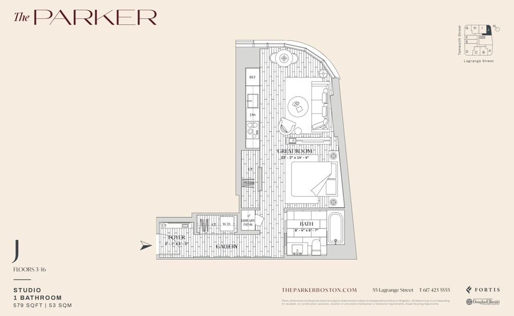 55 La Grange Pl, Boston MA  exterior