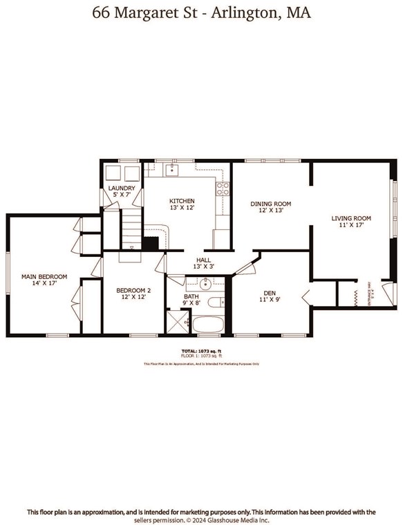 66 Margaret St, Arlington MA 02474-8825 exterior