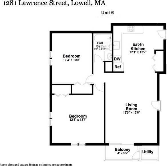1281 Lawrence St, Lowell MA 01852-5574 exterior