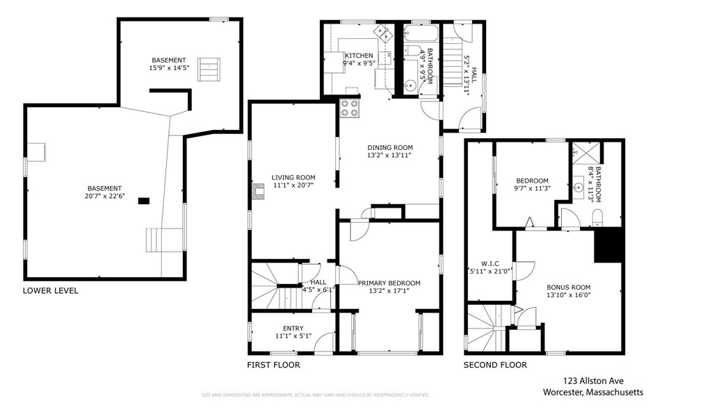 123 Allston Ave, Worcester MA  01604-3324 exterior