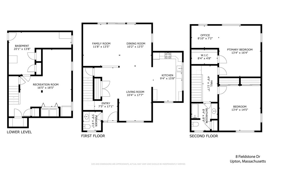 8 Fieldstone St, Upton MA  01568-1597 exterior