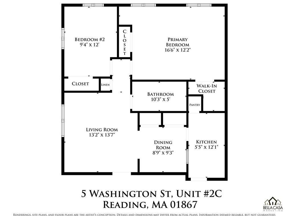 5 Washington St, Reading MA  01867-2552 exterior